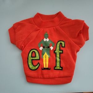 NWOT Elf Holiday Pet Shirt XS